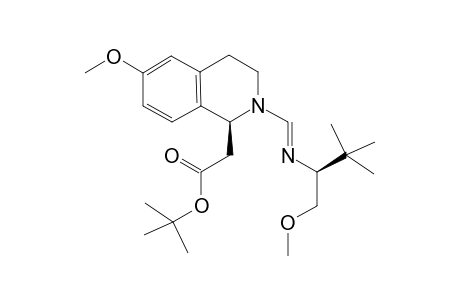 1-[(tert-Butoxycarbonyl)methyl]-6-methoxy-2-[[N-[1-(tert-butyl)-2-methoxyethyl]imino]methyl]-1,2,3,4-tetrahydroisoquinoline