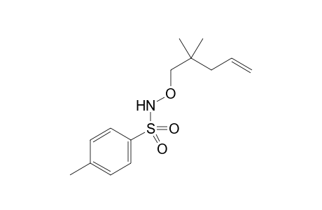 N-[(2,2-Dimethylpent-4-en-1-yl)oxy]-4-methylbenzenesulfonamide