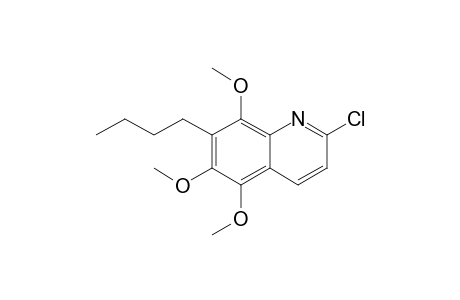 2-Chloro-5,6,8-trimethoxy-7-butylquinoline
