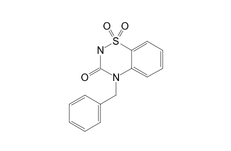 4-BENZYL-3,4-DIHYDRO-2H-1,2,4-BENZOTHIADIAZIN-3-ON-1,1-DIOXIDE