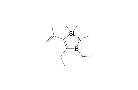 1-Aza-2-sila-5-boracyclopent-3-ene, 4,5-diethyl-1,2,2-trimethyl-3-(1-methylethenyl)-