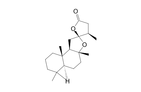 (2S,3aR,4'R,5aS,9aS,9bR)-3a,4',6,6,9a-pentamethyl-2'-spiro[1,4,5,5a,7,8,9,9b-octahydrobenzo[e]benzofuran-2,5'-oxolane]one