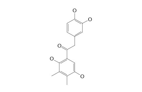 1-(2,5-DIHYDROXY-3,4-DIMETHYLPHENYL)-2-(3',4'-DIHYDROXYPHENYL)-ETHANONE