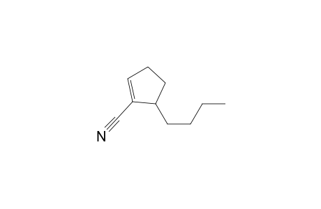 1-Cyclopentene-1-carbonitrile, 5-butyl-, (.+-.)-