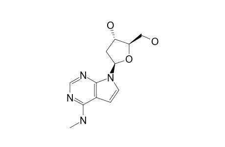7-(2'-DEOXY-BETA-D-ERYTHRO-PENTOFURANOSYL)-4-(METHYLAMINO)-7H-PYRROLO-[2,3-D]-PYRIMIDINE