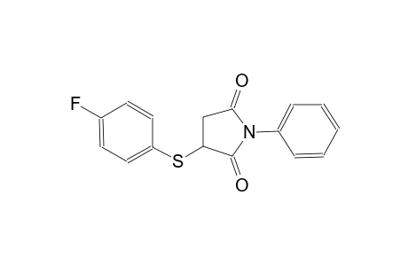 3-[(4-fluorophenyl)sulfanyl]-1-phenyl-2,5-pyrrolidinedione