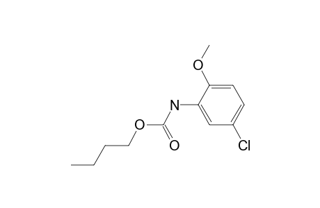 Carbonic acid, monoamide, N-(5-chloro-2-methoxyphenyl)-, butyl ester