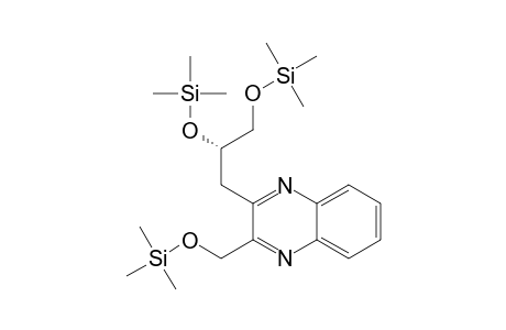 (2'S)-2-Trimethylsilyloxymethyl-3-[2',3'-bis(trimethylsilyloxy)propyl]quinoxaline