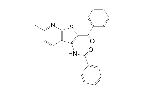 benzamide, N-(2-benzoyl-4,6-dimethylthieno[2,3-b]pyridin-3-yl)-