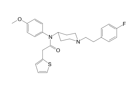 N-(1-[2-(4-Fluorophenyl)ethyl]piperidin-4-yl)-N-(4-methoxyphenyl)thiophene-2-acetamide
