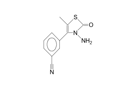 3-Amino-4-(3-cyano-phenyl)-5-methyl-2(3H)-thiazolone
