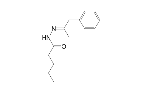 Pentanoic acid, hydrazide, N2-(1-benzylethylideno)-