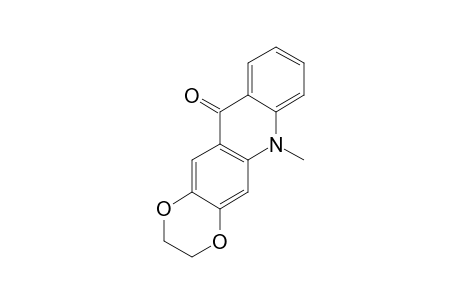 6-N-METHYL-2,3-DIHYDRO-1,4-DIOXINO-[2,3-B]-ACRIDIN-10-ONE