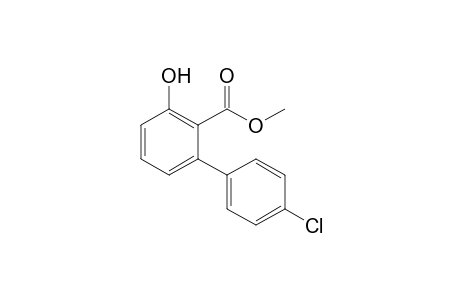 3-Hydroxy-4'-chlorobiphenyl-2-carboxylic Acid Methyl ester