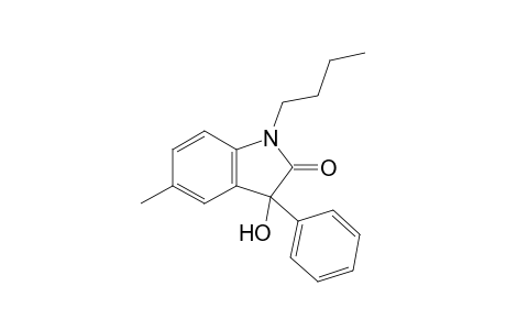 1-Butyl-3-hydroxy-5-methyl-3-phenylindolin-2-one