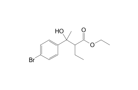 Ethyl 3-(4-bromophenyl)-2-ethyl-3-hydroxybutanoate