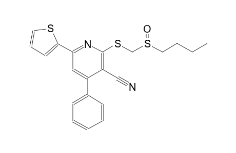 3-pyridinecarbonitrile, 2-[[(butylsulfinyl)methyl]thio]-4-phenyl-6-(2-thienyl)-