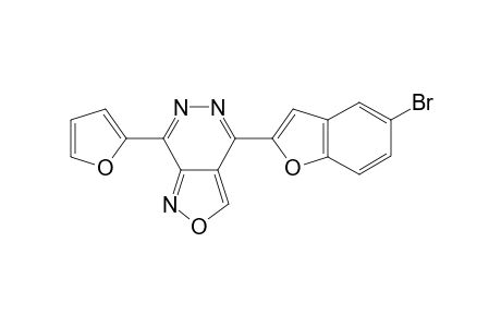 4-(5-bromobenzofuran-2-yl)-7-(2-furyl)isoxazolo[3,4-d]pyridazine