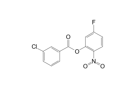 3-Chlorobenzoic acid, 2-nitro-5-fluorophenyl ester