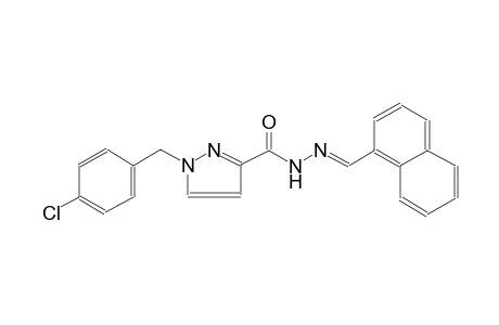 1-(4-chlorobenzyl)-N'-[(E)-1-naphthylmethylidene]-1H-pyrazole-3-carbohydrazide