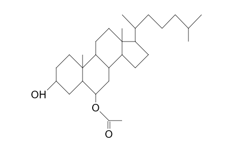 5a-Cholestane-3b,6b-diol-6b-acetate