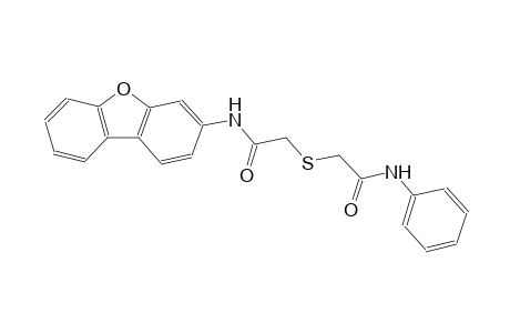 N-(dibenzo[b,d]furan-3-yl)-2-((2-oxo-2-(phenylamino)ethyl)thio)acetamide