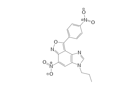 5-Nitro-8-(4-nitrophenyl)-3-propyl-3H-imidazo[4,5-e]-[2,1]benzoxazole