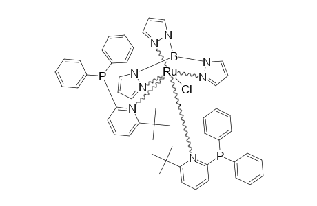 TRIS-(PYRAZOLYL)-BORATERUTHENIUM-(II)-BIS-(2-DIPHENYLPHOSPHINO-6-TERT.-BUTYL-PYRIDINE)-CHLORIDE