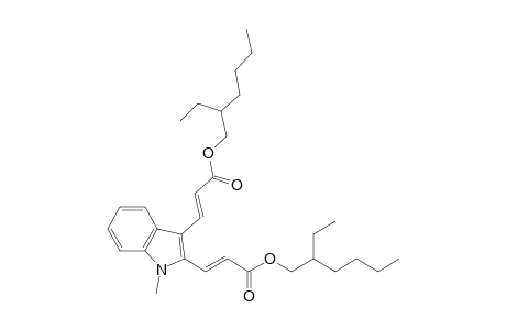 Bis(2-ethylhexyl) 3,3'-(1-methyl-1H-indole-2,3-diyl)diacrylate