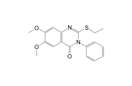 2-(ethylsulfanyl)-6,7-dimethoxy-3-phenyl-4(3H)-quinazolinone