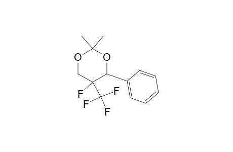 5-Fluoro-2,2-dimethyl-4-phenyl-5-tri-fluoromethyl-1,3-dioxane