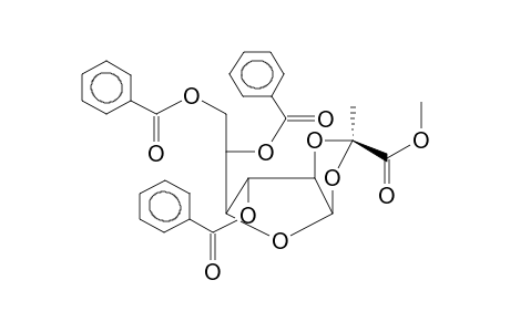 3,5,6-TRI-O-BENZOYL-1,2-O-[1-(EXO-METHOXYCARBONYL)ETHYLIDENE]-ALPHA-D-GALACTOFURANOSE