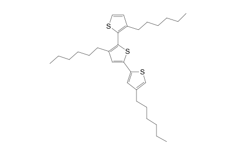 3-hexyl-2-(3-hexylthiophen-2-yl)-5-(4-hexylthiophen-2-yl)thiophene