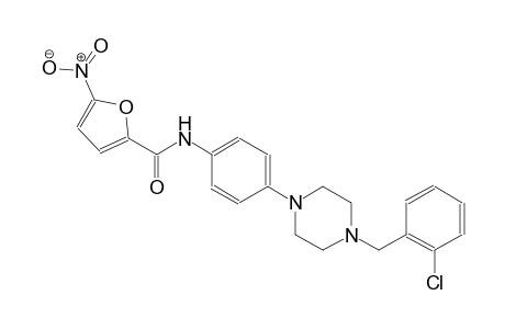 N-{4-[4-(2-chlorobenzyl)-1-piperazinyl]phenyl}-5-nitro-2-furamide