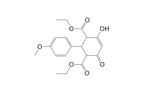 4-cyclohexene-1,3-dicarboxylic acid, 4-hydroxy-2-(4-methoxyphenyl)-6-oxo-, diethyl ester