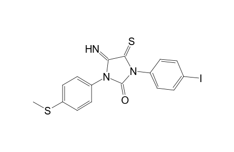 4-Imino-1-(4-iodophenyl)-3-(4-(methylthio)phenyl)-5-thioxoimidazolidin-2-one