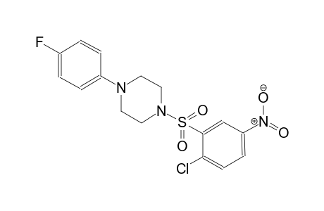 piperazine, 1-[(2-chloro-5-nitrophenyl)sulfonyl]-4-(4-fluorophenyl)-