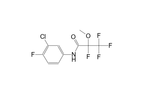 propanamide, N-(3-chloro-4-fluorophenyl)-2,3,3,3-tetrafluoro-2-methoxy-