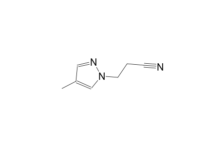 3-(4-methyl-1H-pyrazol-1-yl)propanenitrile