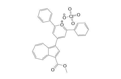 4-(3-METHOXYCARBONYL-AZULEN-1-YL)-2,6-DIPHENYL-PYRANYLIUM-PERCHLORATE;(RN=R=H;X=CO2ME)