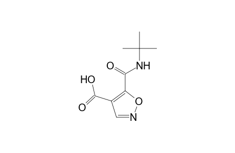 4-Isoxazolecarboxylic acid, 5-[[(1,1-dimethylethyl)amino]carbonyl]-