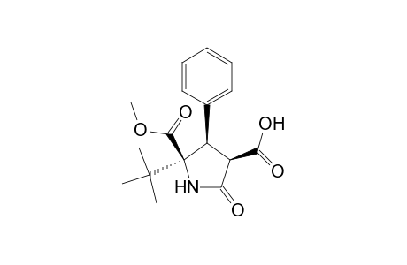 2-tert-Butyl methyl (2R,3R,4R)-3-phenyl-5-oxopyrrolidine-2,4-dicarboxylate