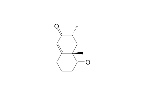 trans-4,6-dimethylbicyclo[4.4.0]dec-1-ene-3,7-dione