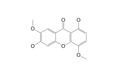 PRUNIFLORONE_M;1,6-DIHYDROXY-4,7-DIMETHOXYXANTHONE