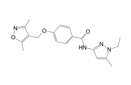 benzamide, 4-[(3,5-dimethyl-4-isoxazolyl)methoxy]-N-(1-ethyl-5-methyl-1H-pyrazol-3-yl)-