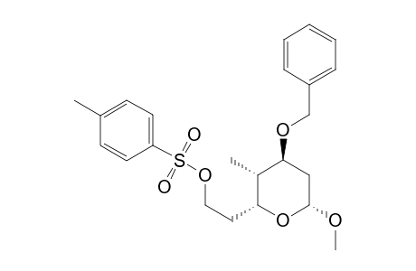 (-)-(2R,3R,4S,6R)-2-(4-Benzyloxy-6-methoxy-3-methyltetrahydropyran-2-yl)ethyl-4'-toluene sulfonic ester