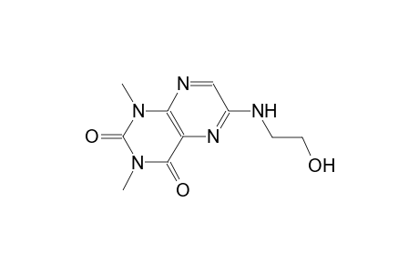 2,4(1H,3H)-pteridinedione, 6-[(2-hydroxyethyl)amino]-1,3-dimethyl-