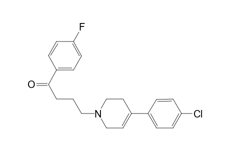4-(p-Chlorophenyl)-1-[4'-(4"-fluorophenyl)-4'-oxobutyl]-1,2,3,6-tetrahydropyridine
