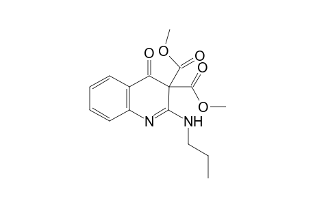 4-Oxo-2-propylamino-4H-quinoline-3,3-dicarboxylic acid dimethyl ester