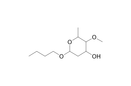 2-Butoxy-4-hydroxy-5-methoxy-6-methyl-tetrahydropyran